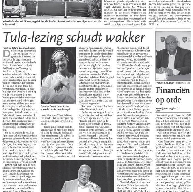 Tula-lezing schudt wakker!